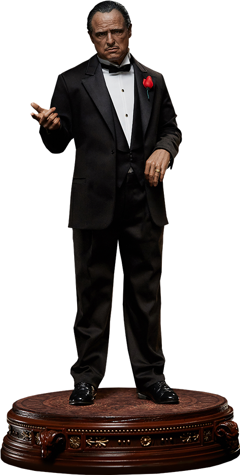 Vito Corleone Statue By Blitzway - Fantasia O Poderoso Chefão (480x932), Png Download