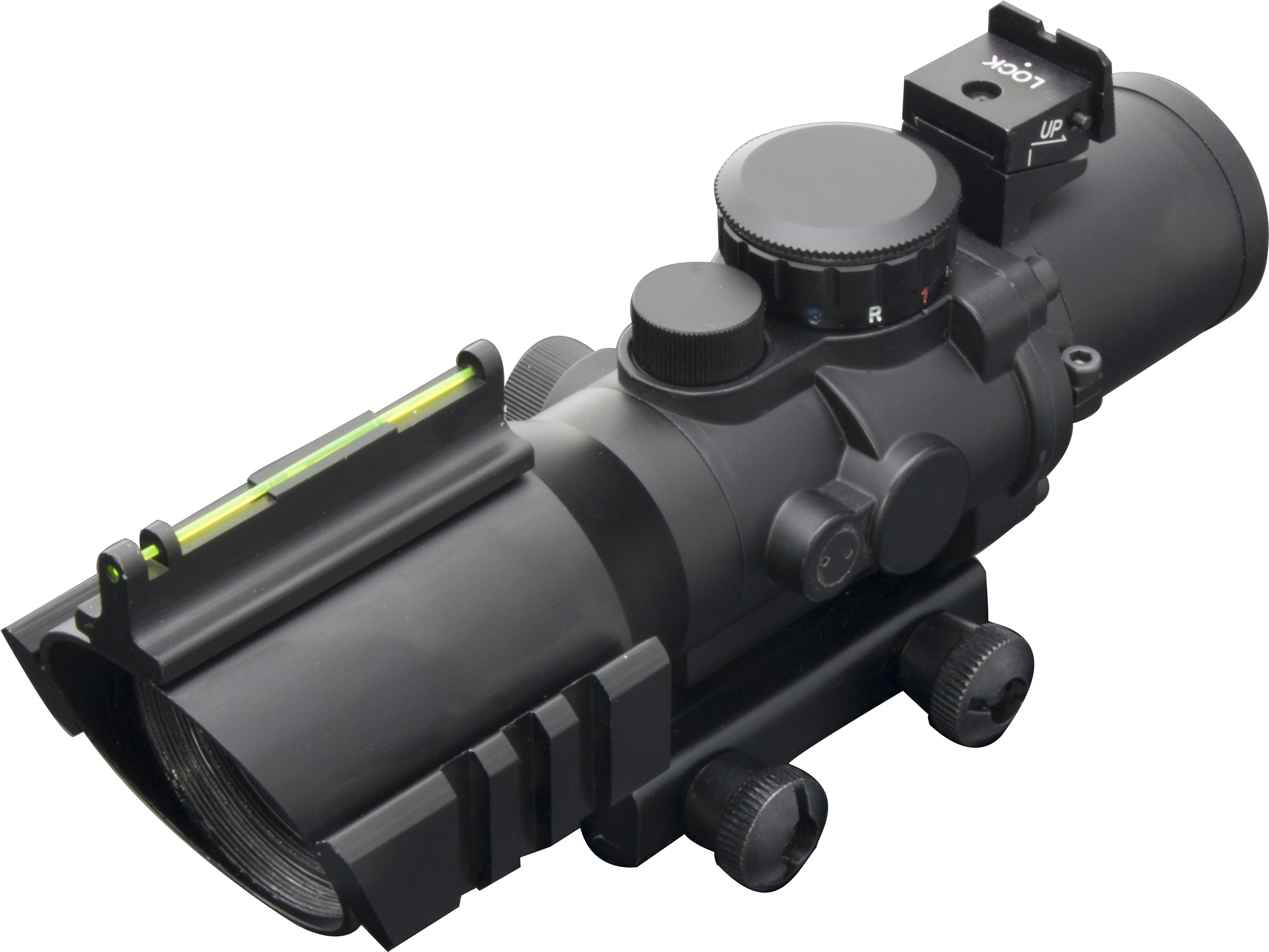Adco Pred Predator 4x Multi Color Reticle Sight (3196x2334), Png Download