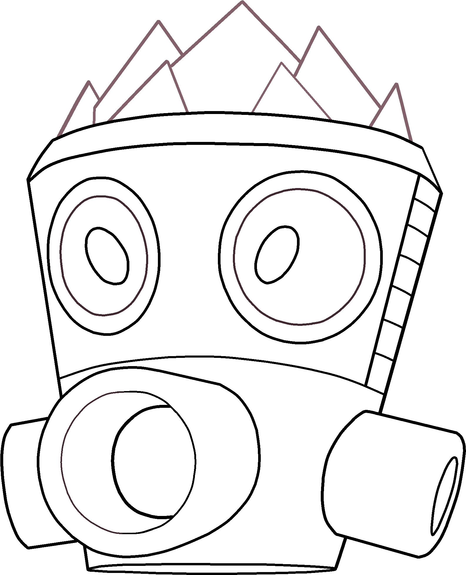 5) Paint It Using The Colors From The Original Image - Circle (1614x2028), Png Download