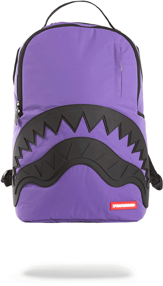 Purp 3m Purpleblackrubbershark Front 9376908b 13a5 - Sprayground Morado (940x1200), Png Download