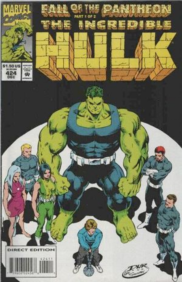Incredible Hulk Epic Collection: Fall Of The Pantheon (950x950), Png Download