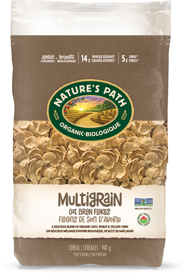 Nature's Path Multigrain Oat Bran Cereal (720x960), Png Download