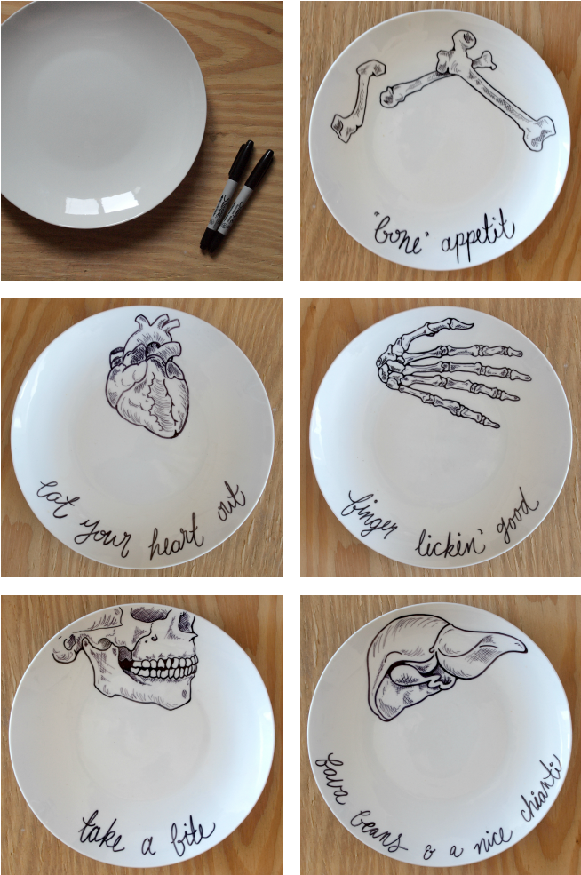 You Can Do It With Mugs Too All It Takes Is Dollar - Plate Diy (693x1024), Png Download