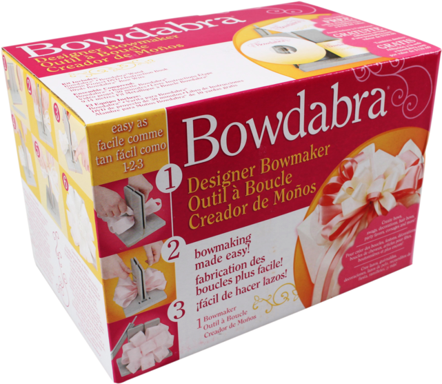 Bowdabra® Bow Maker, Maxi, 326gr, Grey (640x640), Png Download