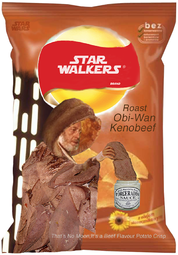 Star Wars Crisps Obi-wan Kenobeef - Star Wars (595x851), Png Download