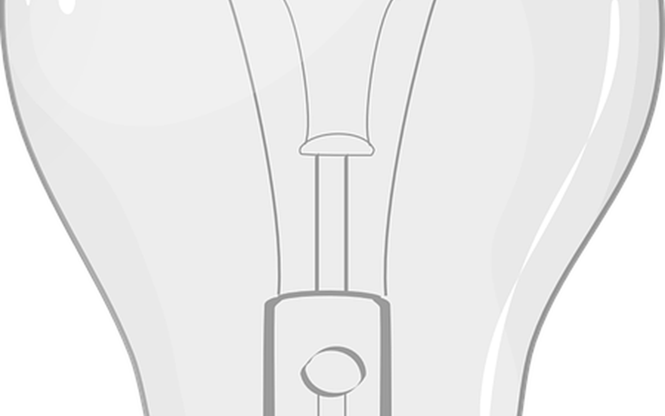 Light Bulb Idea Clip Art Hot Trending Now - Clip Art (1368x855), Png Download