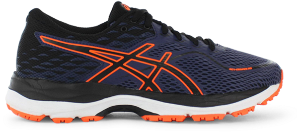 Download Asics Gel Cumulus 19 Gs Kids Blue Black Shocking Orange Laufschuhe Asics J Cumulus 19 Gs Limo Yellow Blue Png Image With No Background Pngkey Com