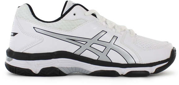 Asics Gel-540tr Leather Gs Kids Leather White Silver - Asics Gel 540tr Boys (685x478), Png Download