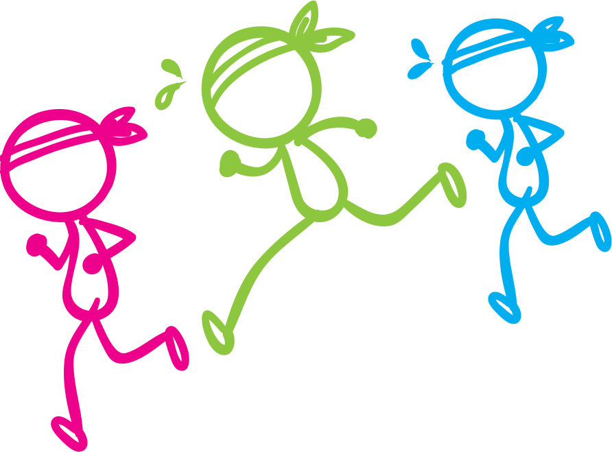 Kids Running Png (892x659), Png Download