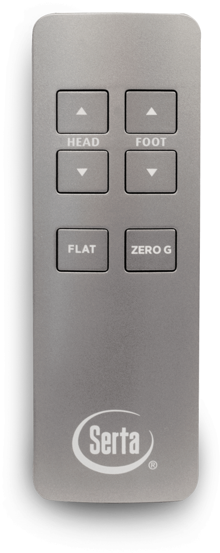 Motion Essentials Remote - Serta 4-inch Dual Layer Gel Memory Foam Full Mattress (749x1200), Png Download