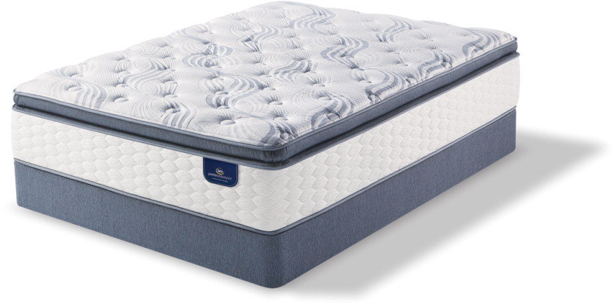 Perfect Sleepertomlinson Super Pillow Top Full Mattress - Serta Perfect Sleeper Wayburn (1000x574), Png Download