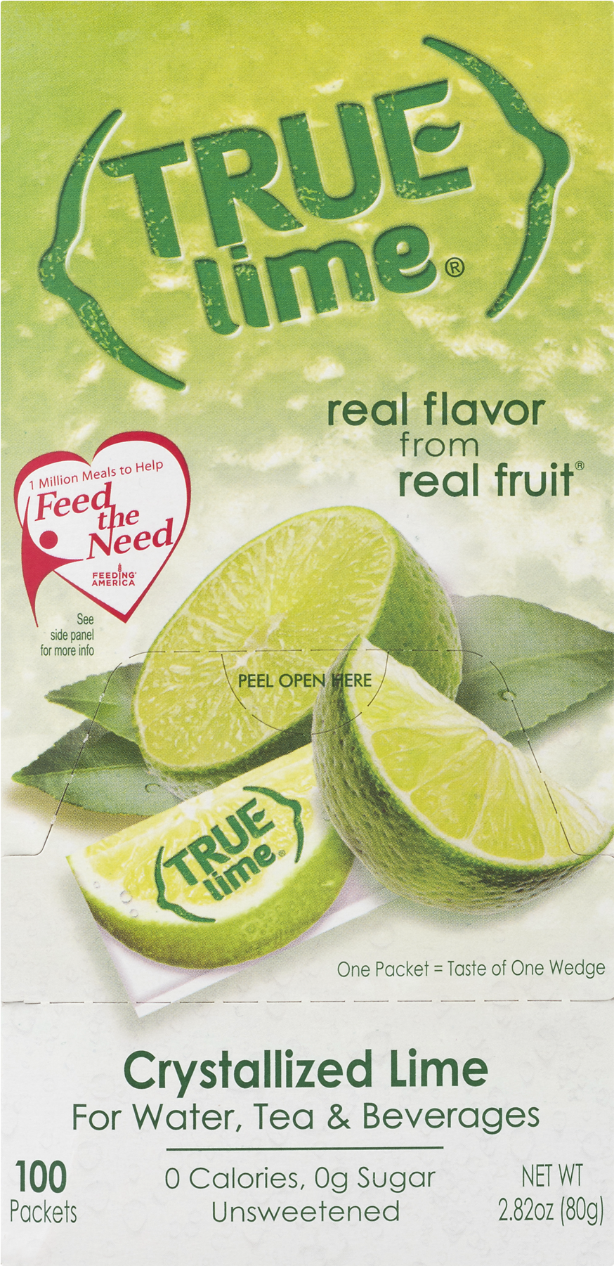 True Lemon Drink Mix, - True Lime 100-count (1800x1800), Png Download