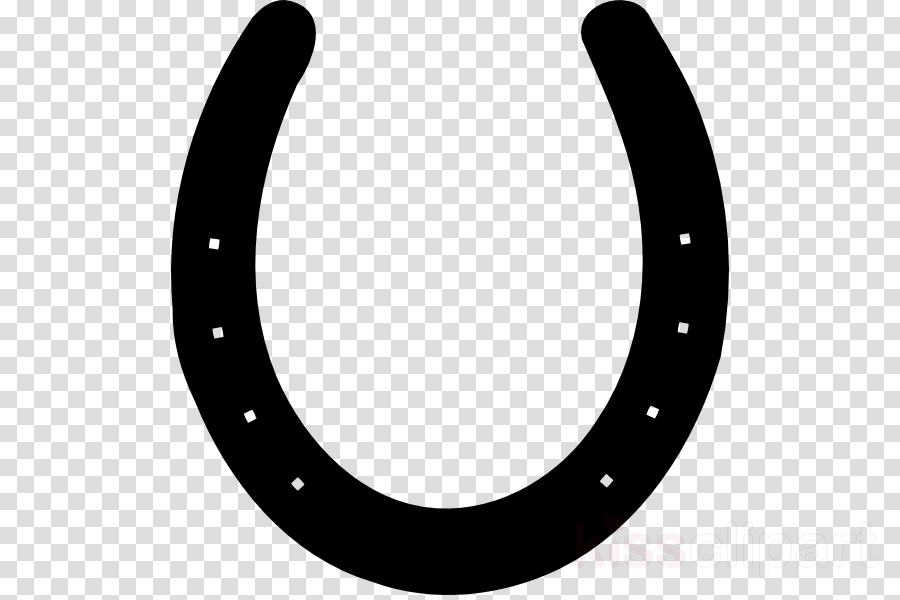 Horseshoe Clipart Horseshoe Clip Art - Horse Shoe Art Silhouette (900x600), Png Download
