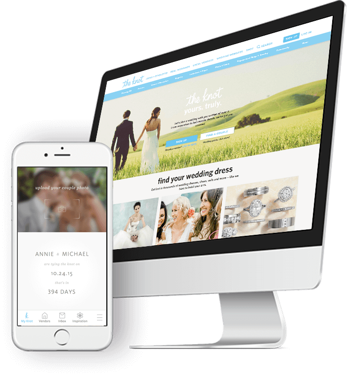 The Knot Website - Los Angeles (702x757), Png Download