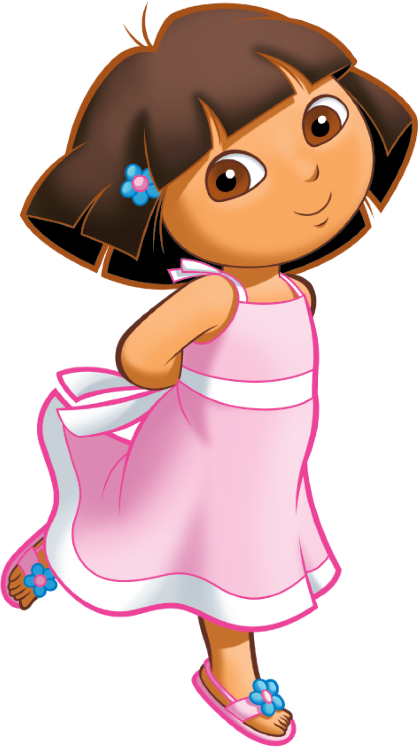 1010191208069031213 - Dora The Explorer Dora Pink (930x1575), Png Download