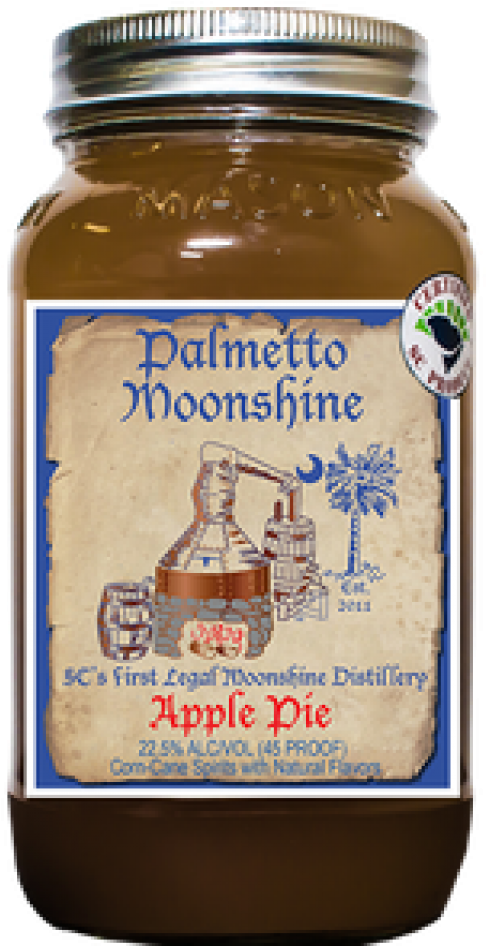 Palmetto Moonshine (800x1000), Png Download