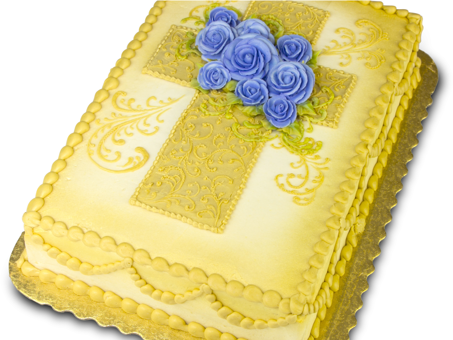 Custom Cakes For All Occasions - Garden Roses (981x700), Png Download