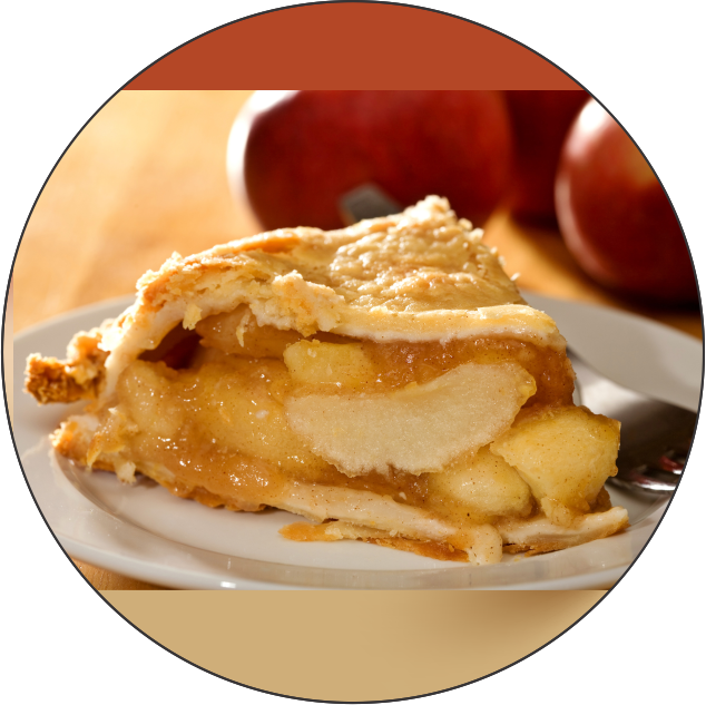 Apple Pie Slice Png - Starbucks Mini Apple Tart (634x633), Png Download