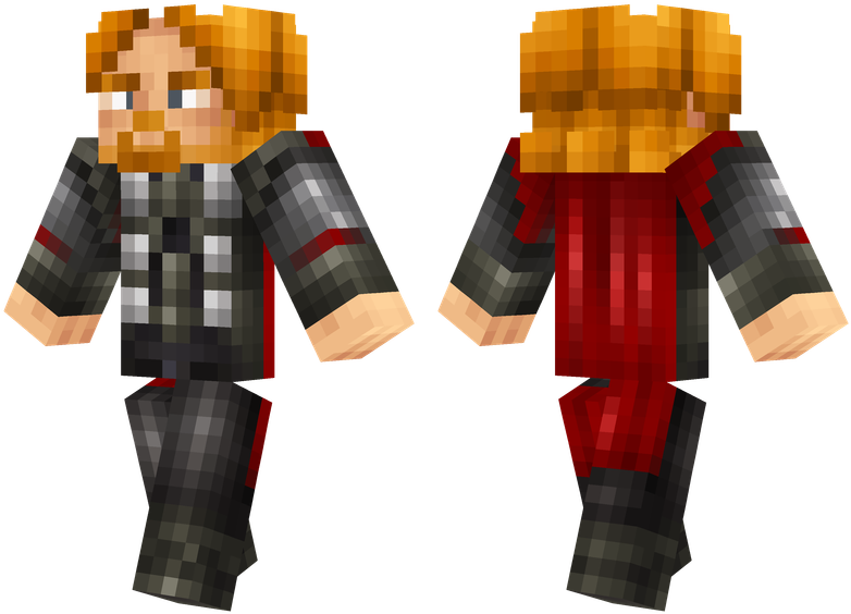 Thor - Minecraft Skins Boy Jacket (804x576), Png Download
