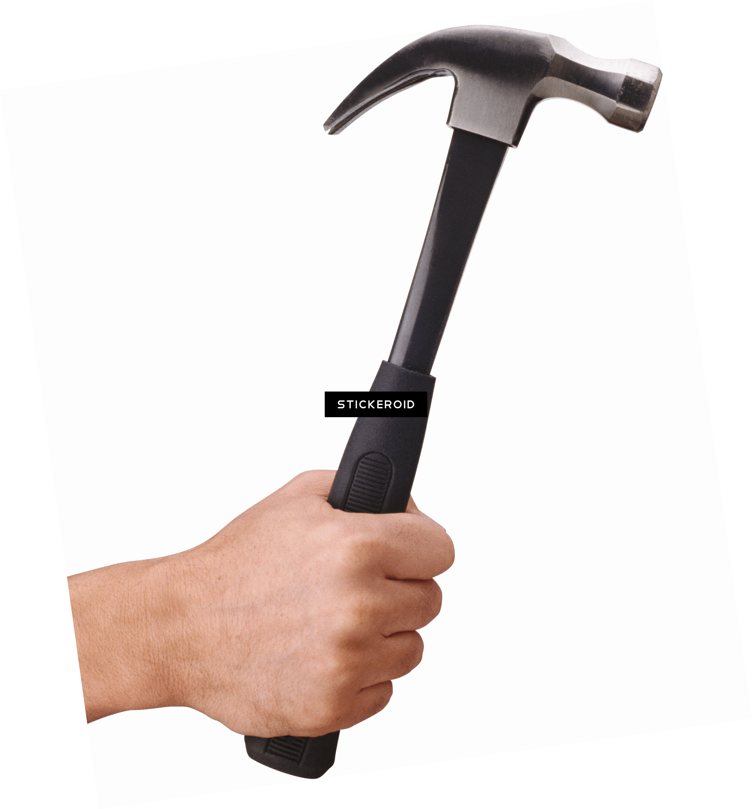 Hand Holding Hammer - Hand With Hammer (2640x2839), Png Download