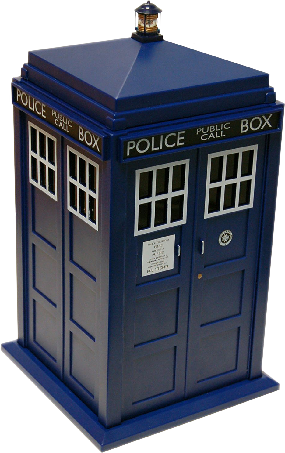 Doctor - Doctor Who - Tardis Cookie Jar (with Light (936x1484), Png Download