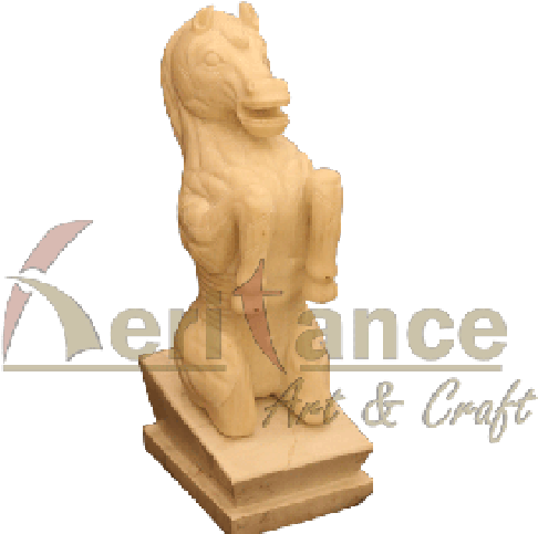 Marble Sculpture - Horse - Statue (600x800), Png Download