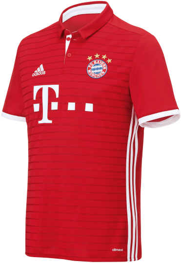 Fc Bayern Shirt Kids Home 16/17 - Premier League Jerseys 2018 19 (660x660), Png Download