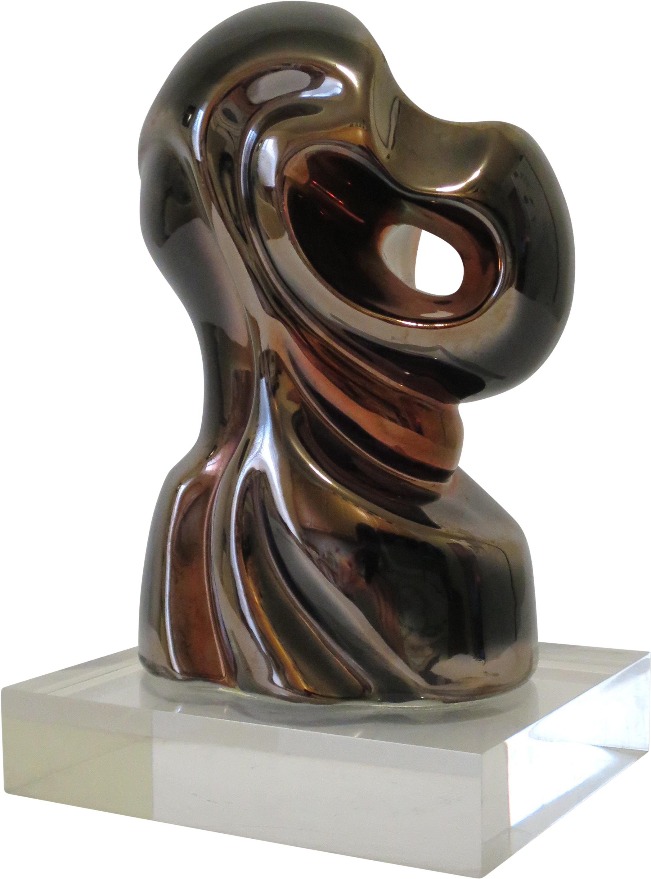 Axia Metallic Glazed Sculpture - Sculpture (2330x3144), Png Download