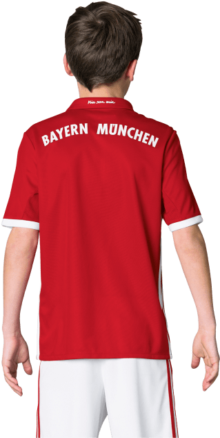 Fc Bayern Shirt Kids Home 16/17 - Polo Shirt (660x660), Png Download