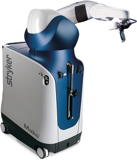 Industrial Robotic Arm Telescopic Air Supply - Stryker Mako (555x677), Png Download