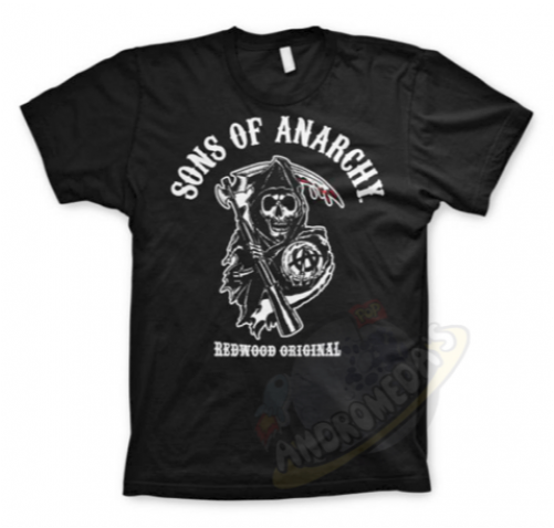 T-shirt Sons Of Anarchy - Sons Of Anarchy (501x670), Png Download