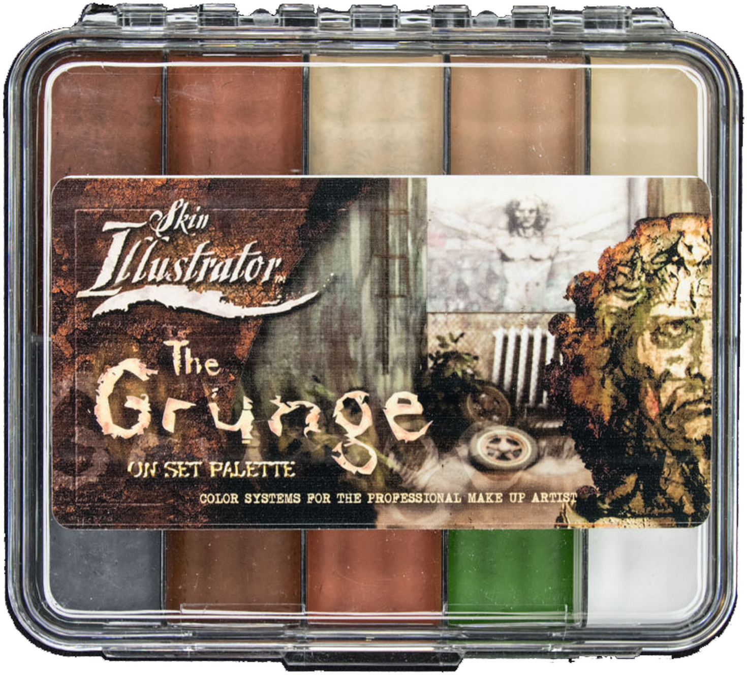 Skin Illustrator On Set Grunge Palette (1600x1600), Png Download