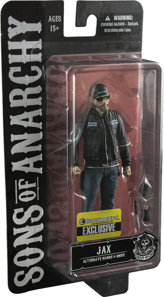 Sons Of Anarchy - Sons Of Anarchy Jax Teller Blue Shirt 6-inch Action (552x1000), Png Download