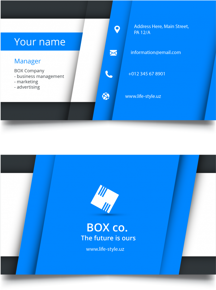 Large Size Of Visiting Card Design For Business Chocolate - Graphics Design Visiting Card (1084x1084), Png Download