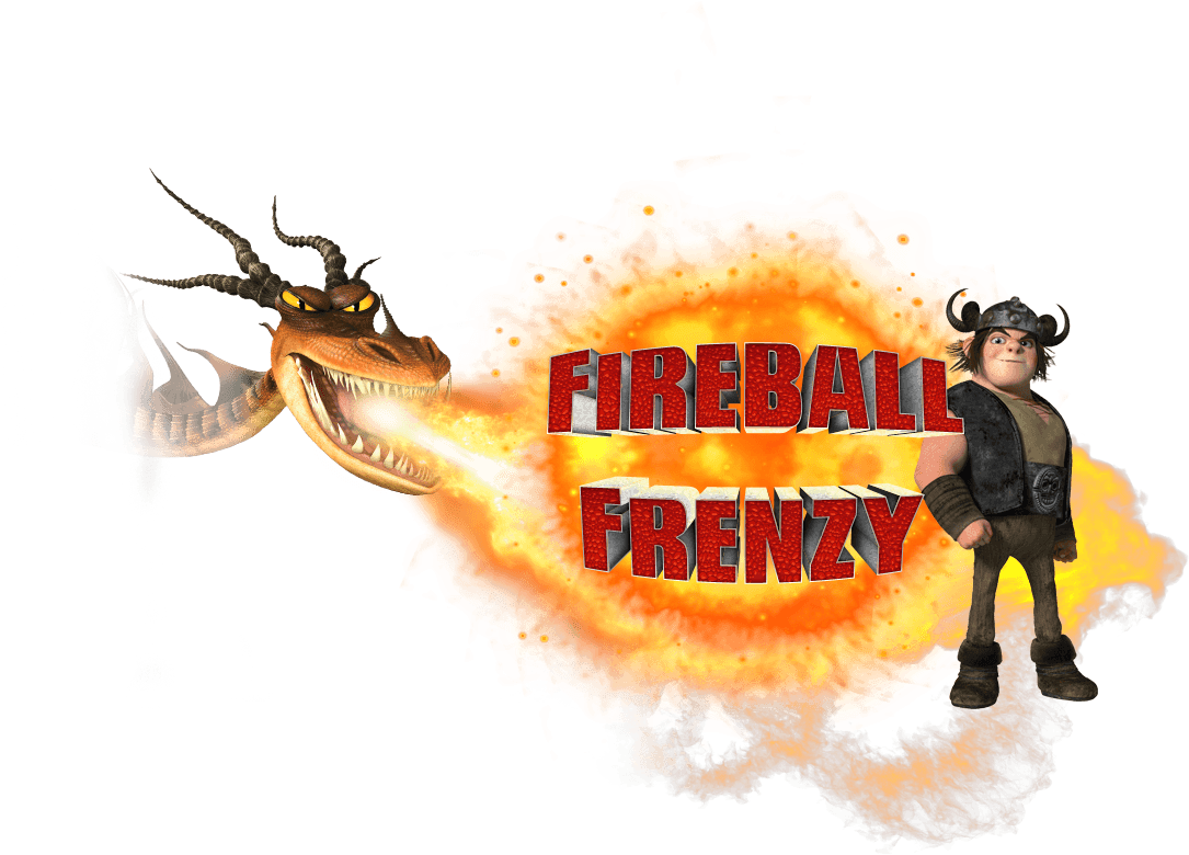 Play Fireball Frenzy, A Preview From School Of Dragons (1103x786), Png Download