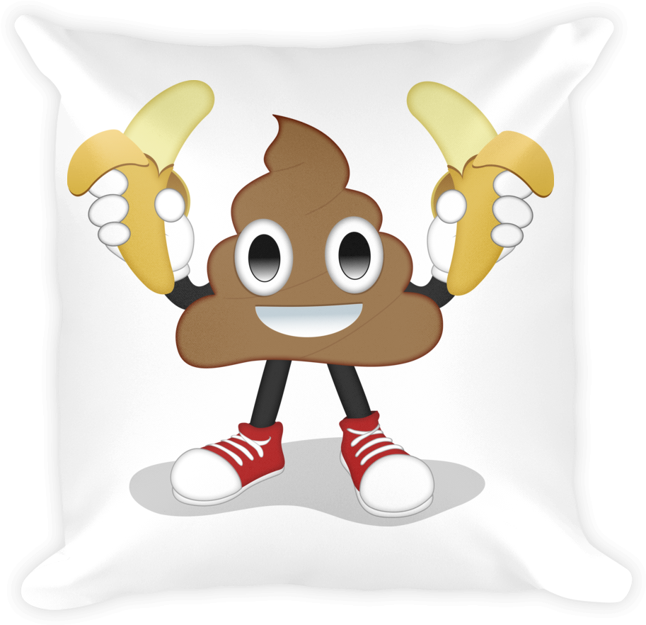 World Of Emoji's Pillows - Kovot Poop Emoji Ceramic Dish (1000x1000), Png Download