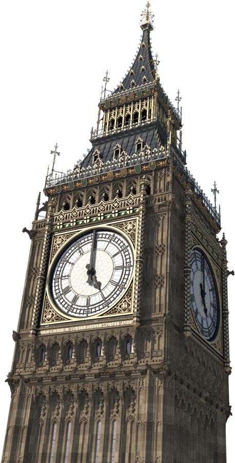 Elizabeth Tower 3d Model - Big Ben (920x920), Png Download