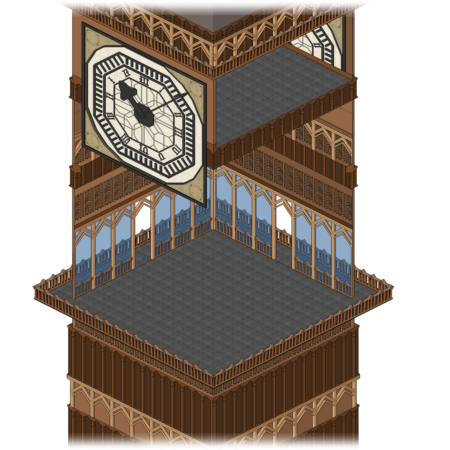 Roman Temple (1451x1449), Png Download