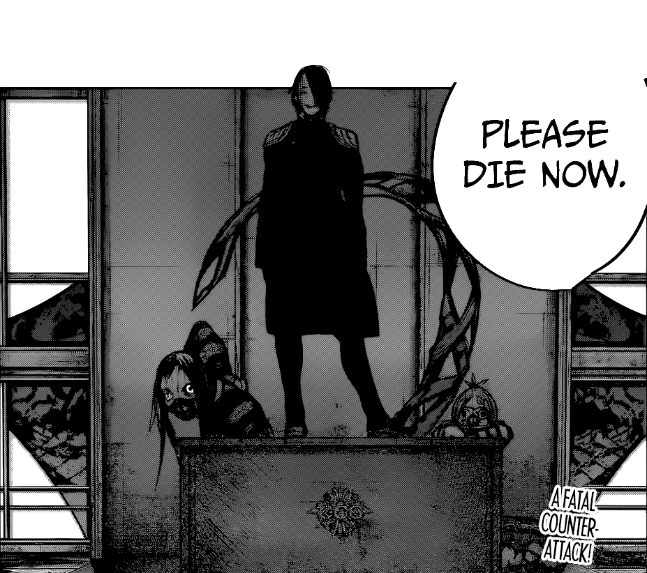 View Samegoogleiqdbsaucenao Y133 , - Tokyo Ghoul Re Chapter 133 (927x822), Png Download