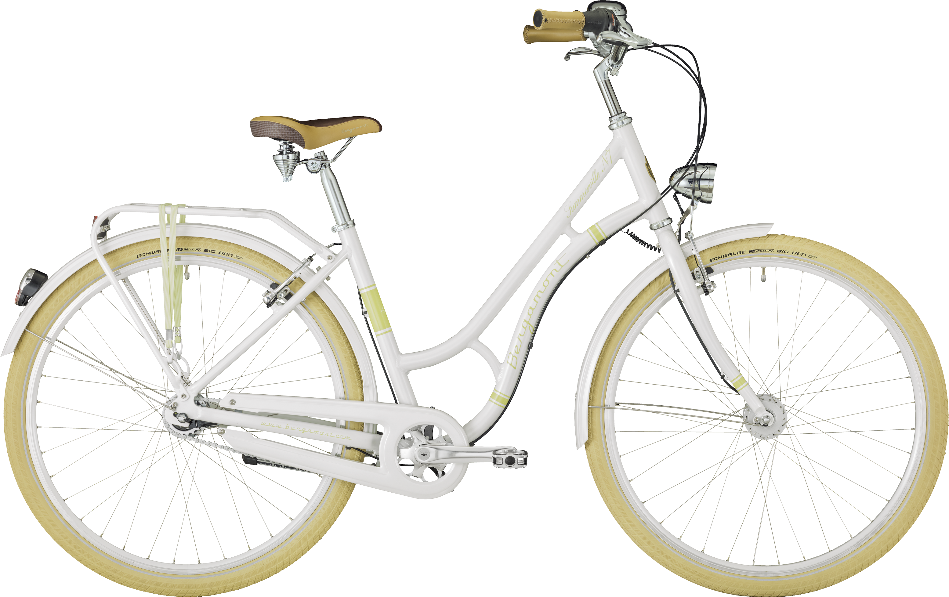 Bergamont Summerville N7 Cb White - Bergamont Summerville N7 Cb Urban Bike (2018) Colour: (3144x3144), Png Download