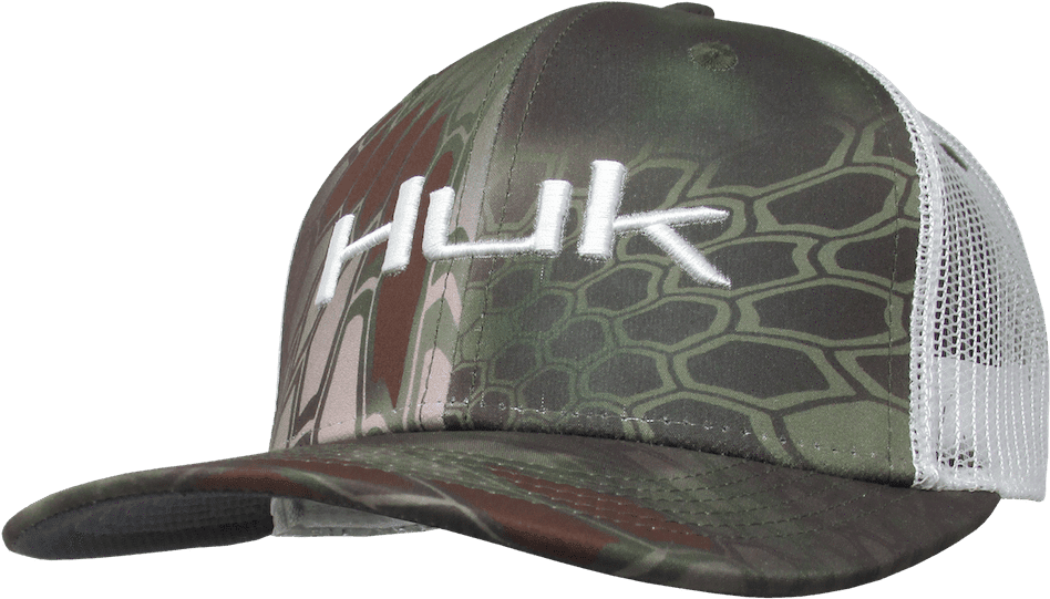 Download Huk Kryptek Logo Trucker Hat [mandrake] - Huk Fishing