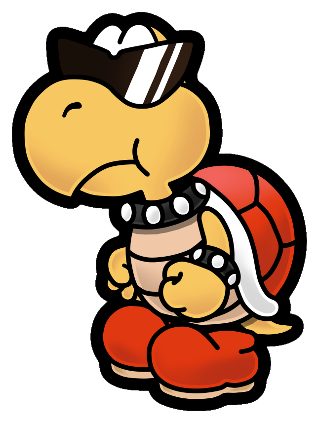 Koopatroopapmtsoo - Paper Mario Kp Koopa (646x857), Png Download
