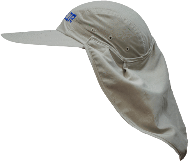 Performance Fishing Hat With Detachable Back Khaki (700x796), Png Download