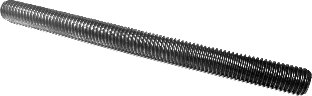 Studding Fully Threaded Bar - Threaded Bolts (1280x396), Png Download