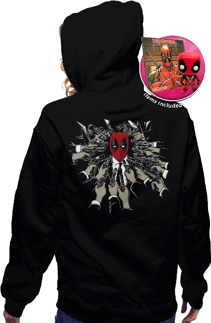12 Glorious Months Of Deadpool Bundle - Baba Yaga Baseball T-shirt (650x650), Png Download