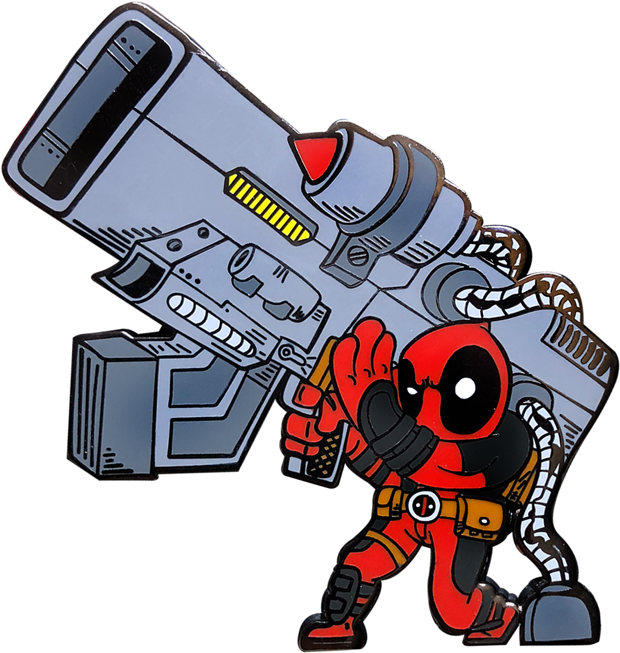 Pea-be Deadpool Boom Pin - Green Pea (2700x1800), Png Download
