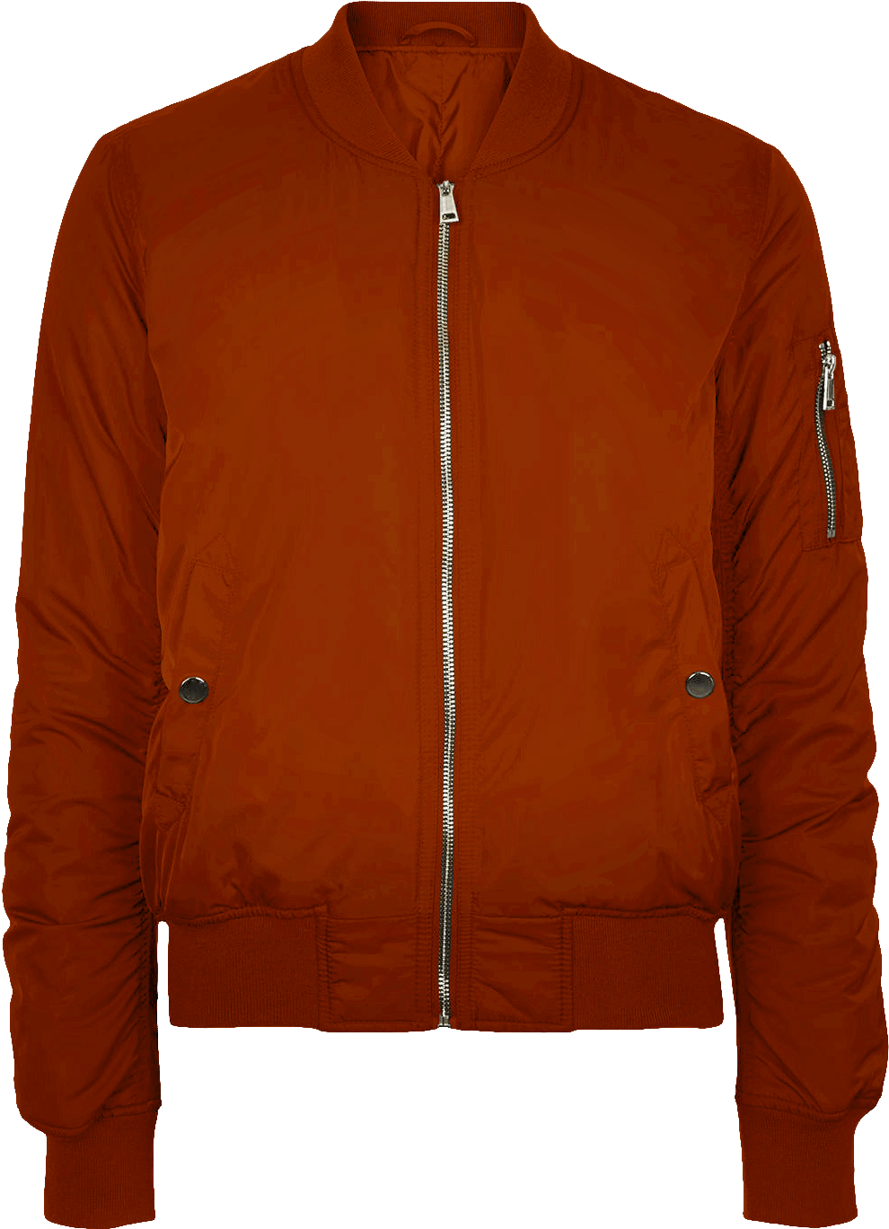 Tangerine Bomber Jacket (1020x1530), Png Download