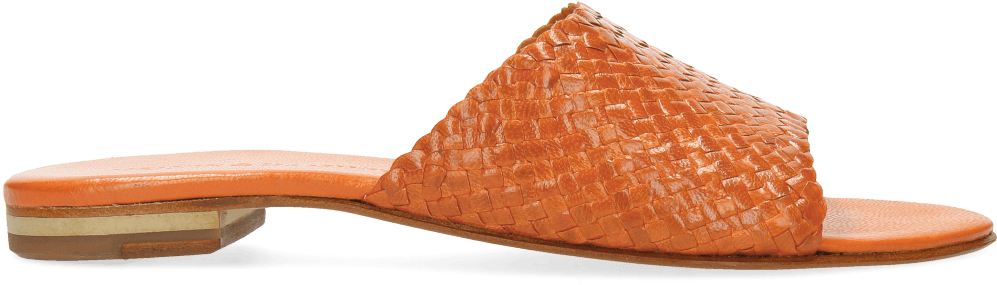 Mules Hanna 5 Woven Tangerine - Slide Sandal (1024x1024), Png Download