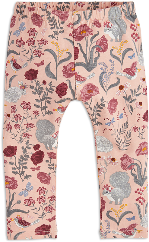 Leggings With Flower Pattern Pink (888x888), Png Download