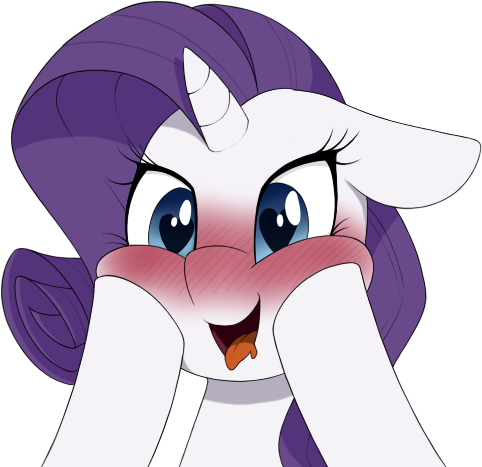 Anearbyanimal, Blushing, Bust, Cute, Floppy Ears, Heart - Artist (1024x1024), Png Download